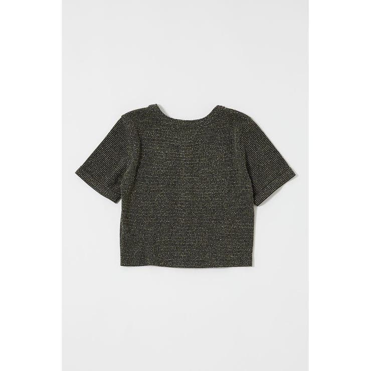 BOUCLE TWEED ハーフスリーブカーディガン | MOUSSY OUTLET | 詳細画像20 
