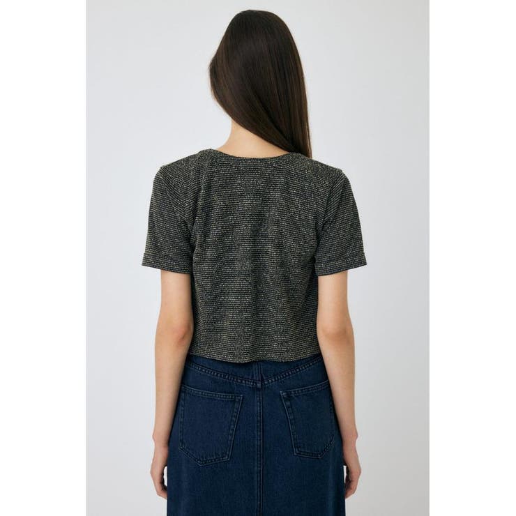 BOUCLE TWEED ハーフスリーブカーディガン | MOUSSY OUTLET | 詳細画像13 