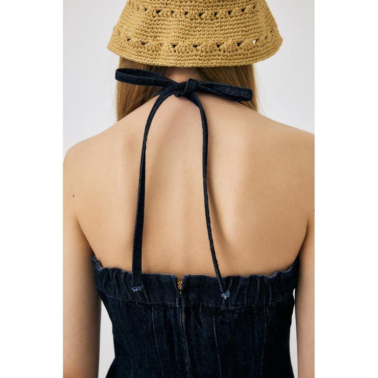 DENIM BARETOP MINI ワンピース | MOUSSY OUTLET | 詳細画像21 