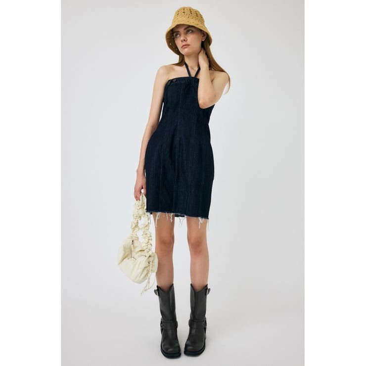 DENIM BARETOP MINI ワンピース | MOUSSY OUTLET | 詳細画像13 