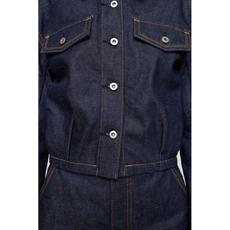 CROP DENIM TUCK JK-A[品番：BJLW0023628]｜SLY OUTLET（スライ