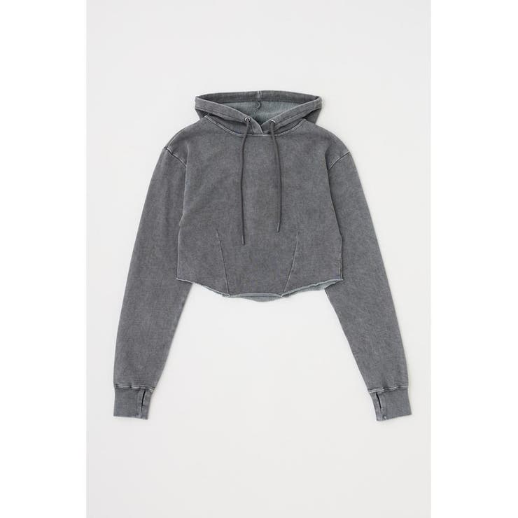 L/BLK1 | GARMENT DYE CUT OFF フーディ | MOUSSY OUTLET