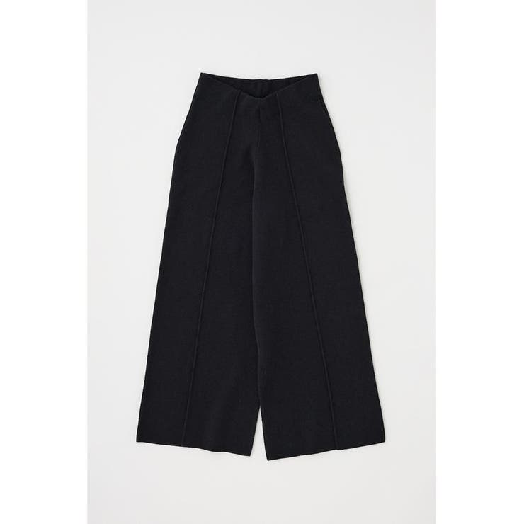 ニットワイドパンツ 素材の一部にオーガニックコットン使用 | MOUSSY OUTLET | 詳細画像6 