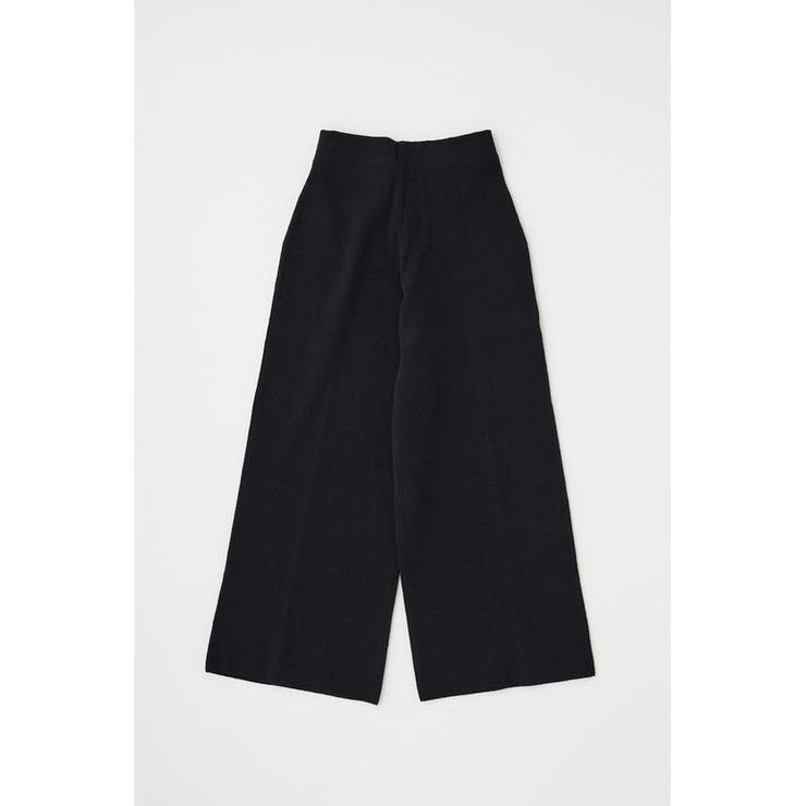 ニットワイドパンツ 素材の一部にオーガニックコットン使用 | MOUSSY OUTLET | 詳細画像7 