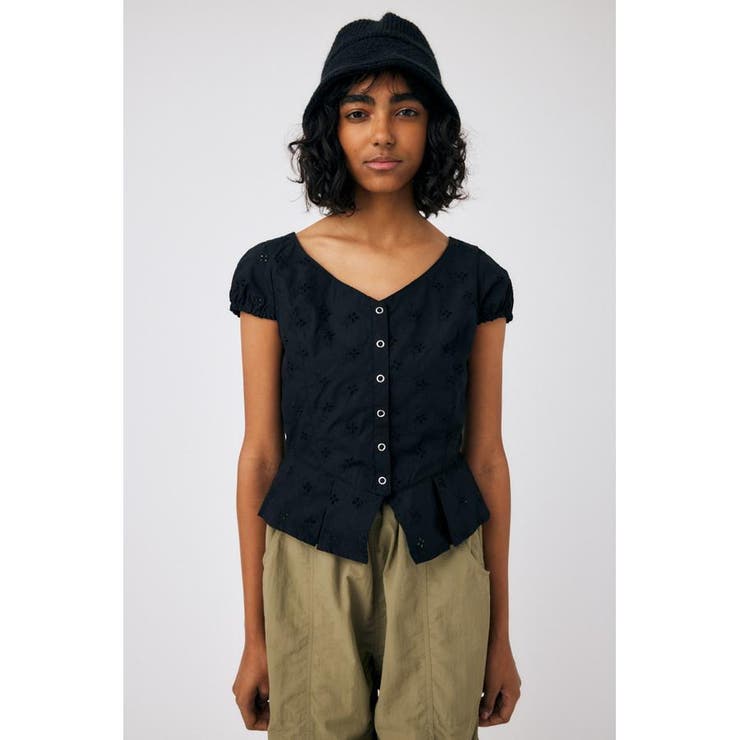 EYELET CORSET ブラウス[品番：BJLW0026148]｜MOUSSY OUTLET（マウジー 