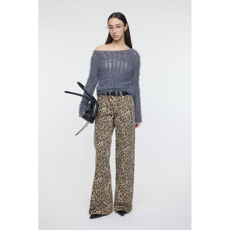 SHEER SHAGGY ロングスリーブニット | MOUSSY OUTLET | 詳細画像6 