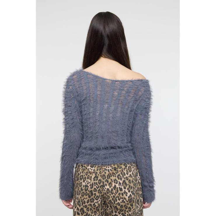 SHEER SHAGGY ロングスリーブニット | MOUSSY OUTLET | 詳細画像11 