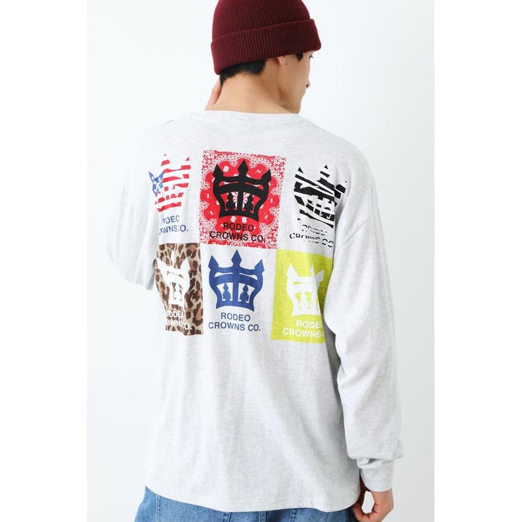 メンズCROWN BOXロングTシャツ[品番：BJLW0025103]｜RODEO CROWNS WIDE