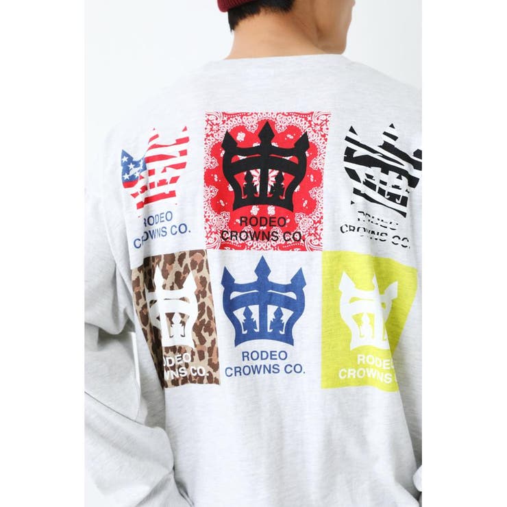 メンズCROWN BOXロングTシャツ[品番：BJLW0025103]｜RODEO CROWNS WIDE