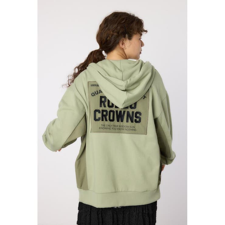 ナイロンアップリケロゴZIPパーカー | RODEO CROWNS WIDE BOWL | 詳細画像23 