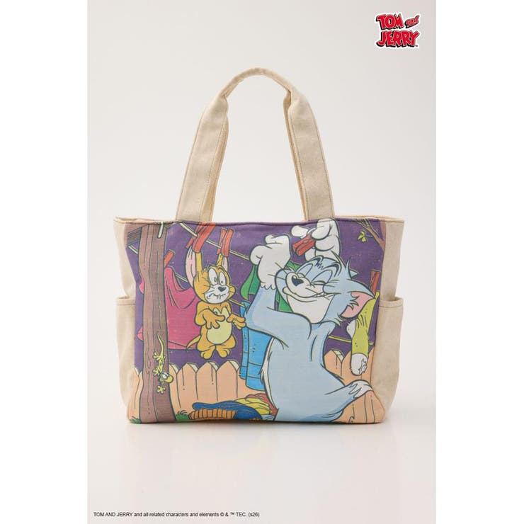 O/WHT1 | (TOM and JERRY)デニムドッキングトート | RODEO CROWNS WIDE BOWL