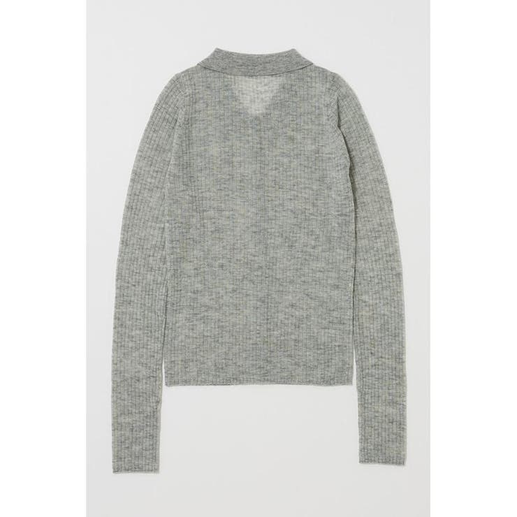 SHEER KNIT SHIRT シャツ | MOUSSY OUTLET | 詳細画像21 