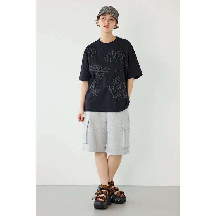 SHARE DRY スウェットカーゴショートパンツ | RODEO CROWNS WIDE BOWL | 詳細画像24 