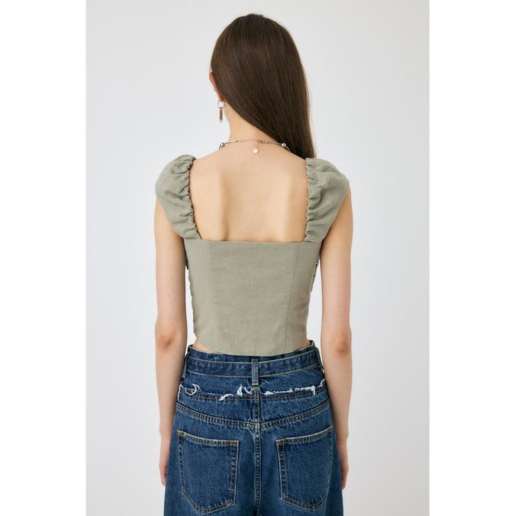 LAYERED GATHERED ブラウス | MOUSSY OUTLET | 詳細画像17 