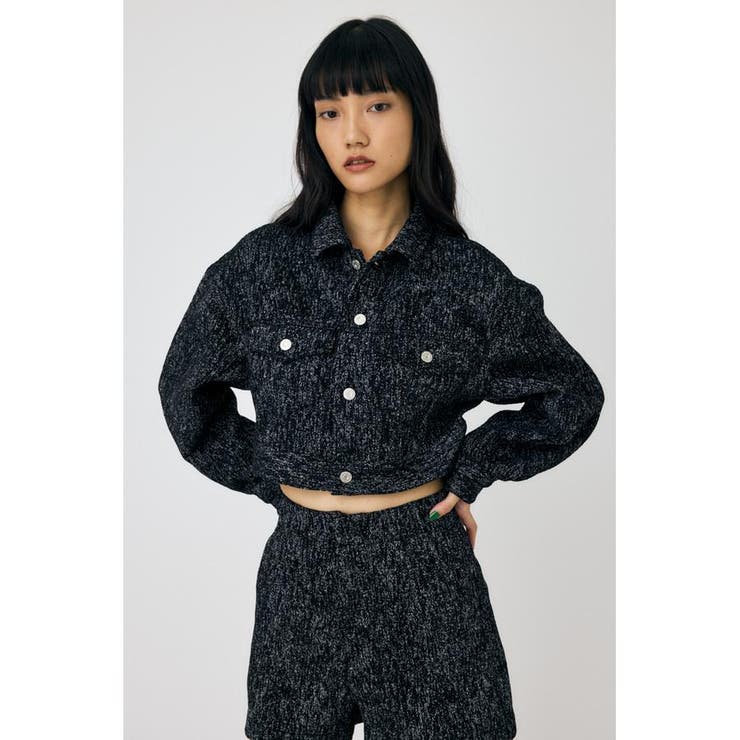 BLK | SHORT TWEEDY ジャケット | MOUSSY OUTLET