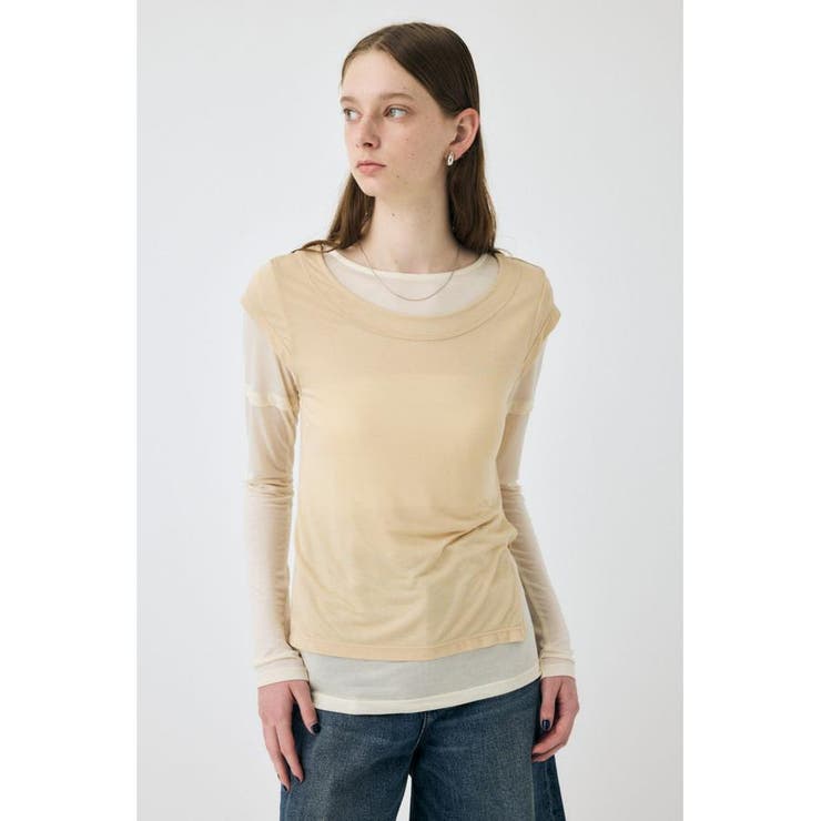 O/WHT1 | PALETTE LAYER TEE | MOUSSY OUTLET