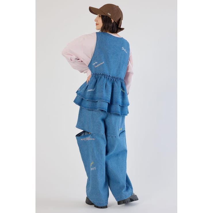 embroideryフロントジップベスト | RODEO CROWNS WIDE BOWL | 詳細画像18 