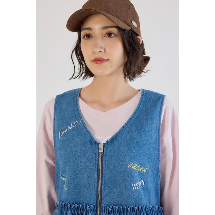embroideryフロントジップベスト | RODEO CROWNS WIDE BOWL | 詳細画像24 
