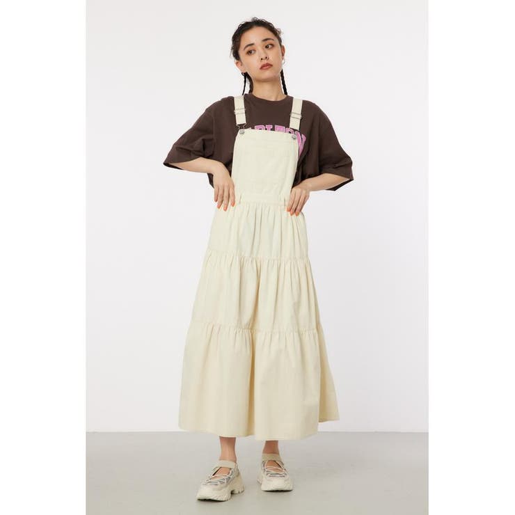 【red chop works】サロペットスカート38 red chop works】サロペットスカート38