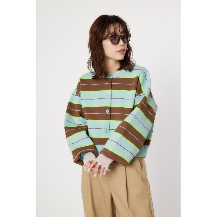 柄MINT5 | A-LIGHT KNIT アソートカーディガン | RODEO CROWNS WIDE BOWL