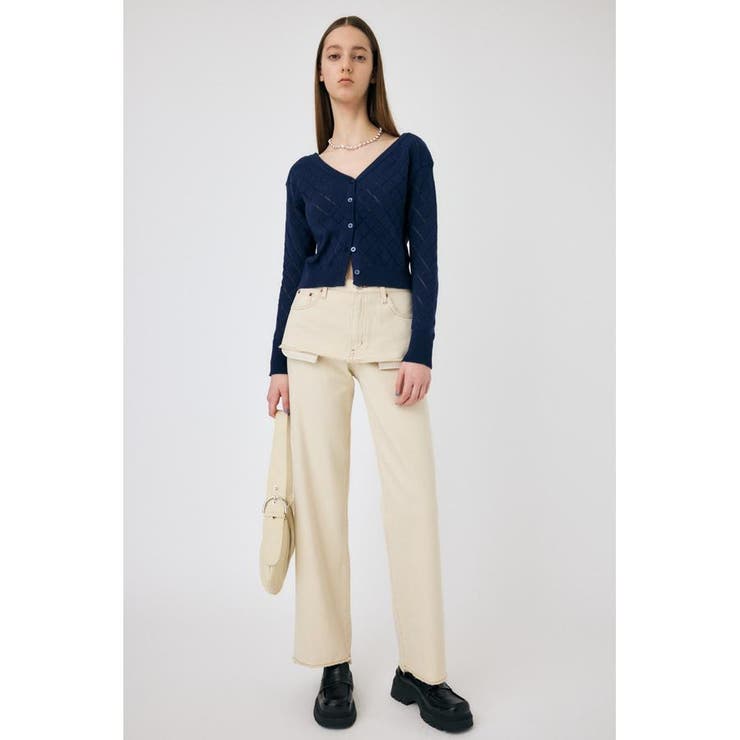 EYELET ニットカーディガン | MOUSSY OUTLET | 詳細画像20 