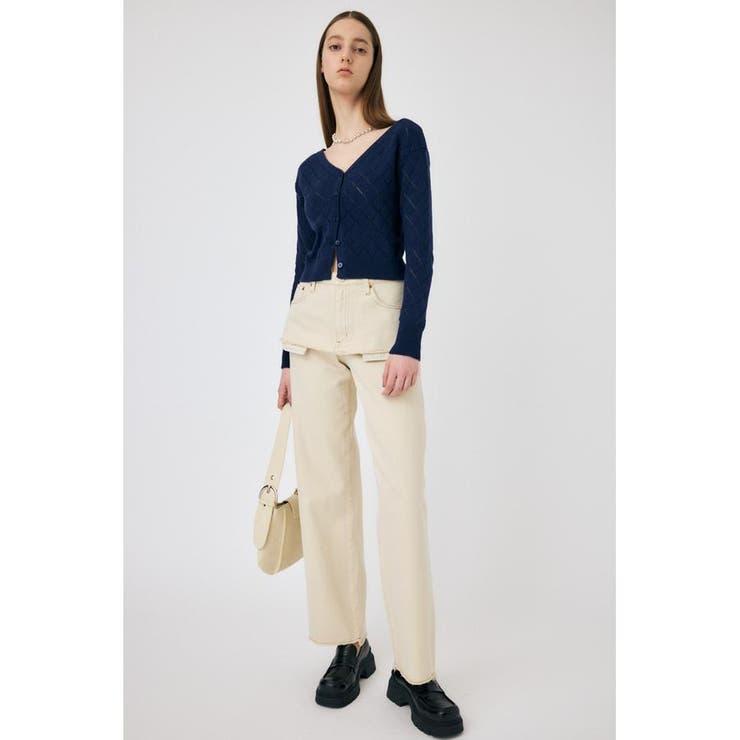 EYELET ニットカーディガン | MOUSSY OUTLET | 詳細画像21 