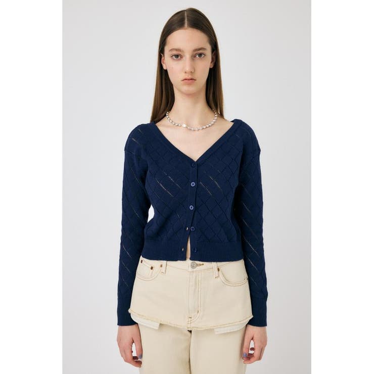 EYELET ニットカーディガン | MOUSSY OUTLET | 詳細画像24 