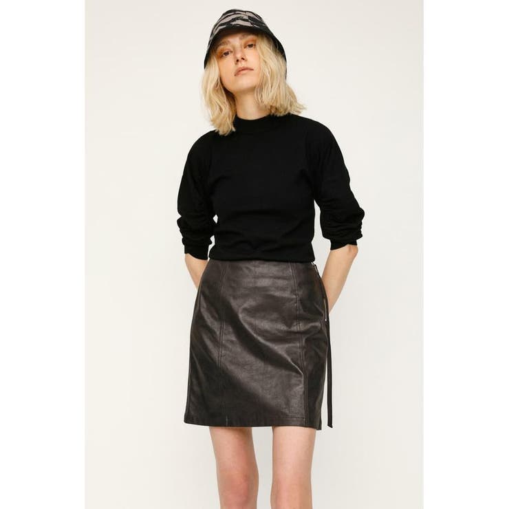 VEGAN LEATHER SHORT スカート[品番：BJLW0020875]｜SLY OUTLET