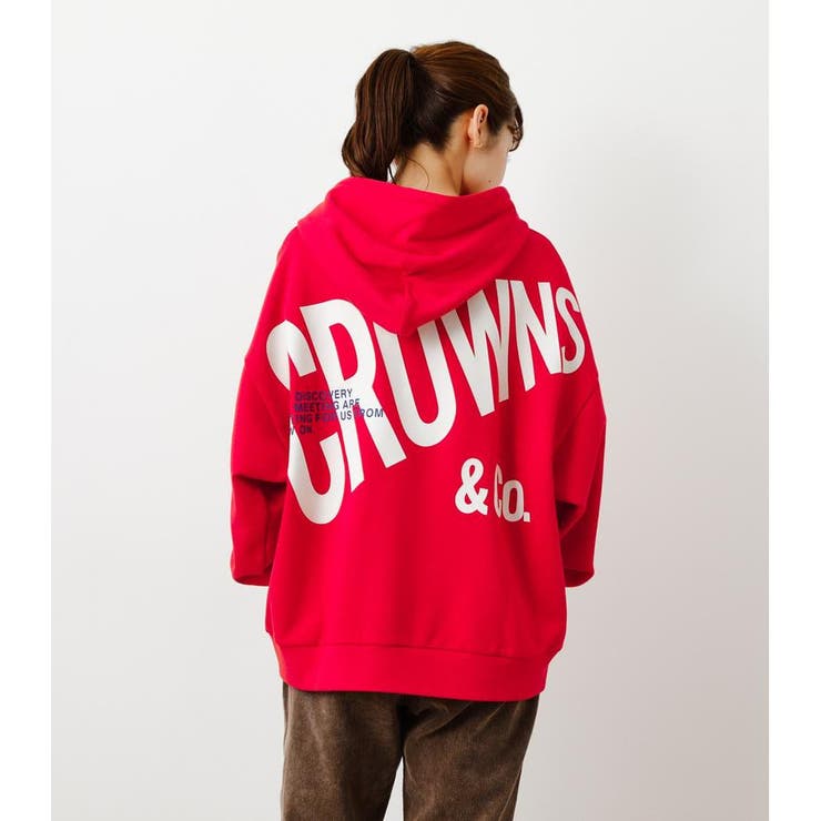 RED | LOUD LOGOビッグフーディー | RODEO CROWNS WIDE BOWL
