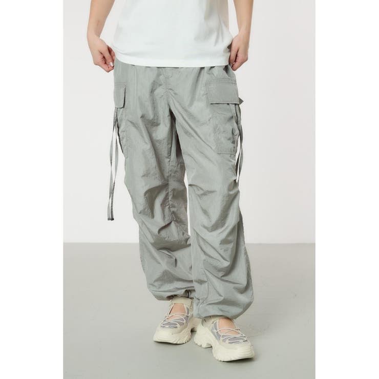 GRY | シャインカーゴパンツ | RODEO CROWNS WIDE BOWL