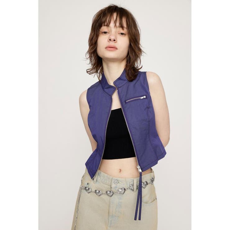 PUR | HIGH NECKED COMPACT ベスト | SLY OUTLET