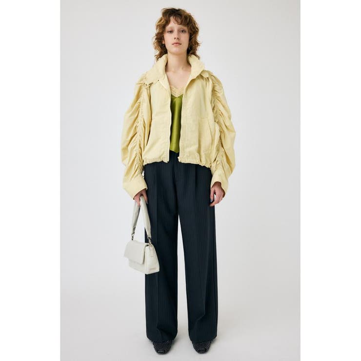 柄GRY5 | WIDE LEG トラウザー | MOUSSY OUTLET