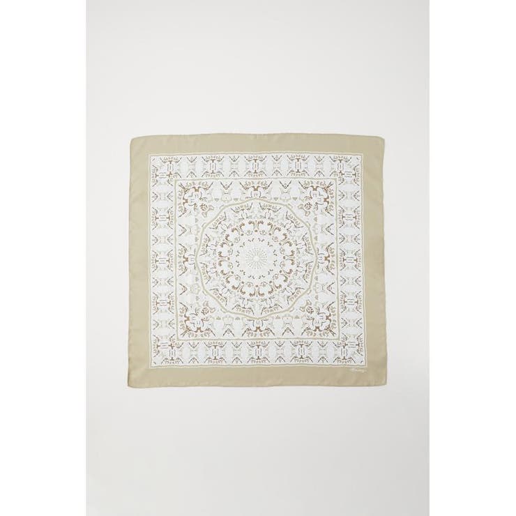 BEG | PRINTED スカーフ | MOUSSY OUTLET