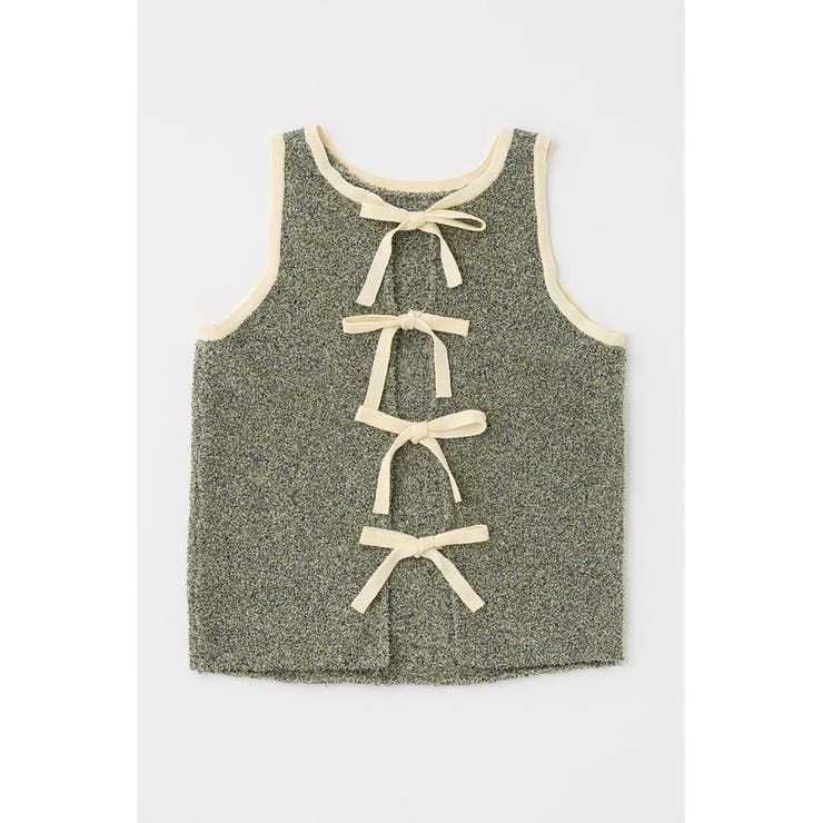 L/GRN1 | TOWELIE ニットタンク | MOUSSY OUTLET