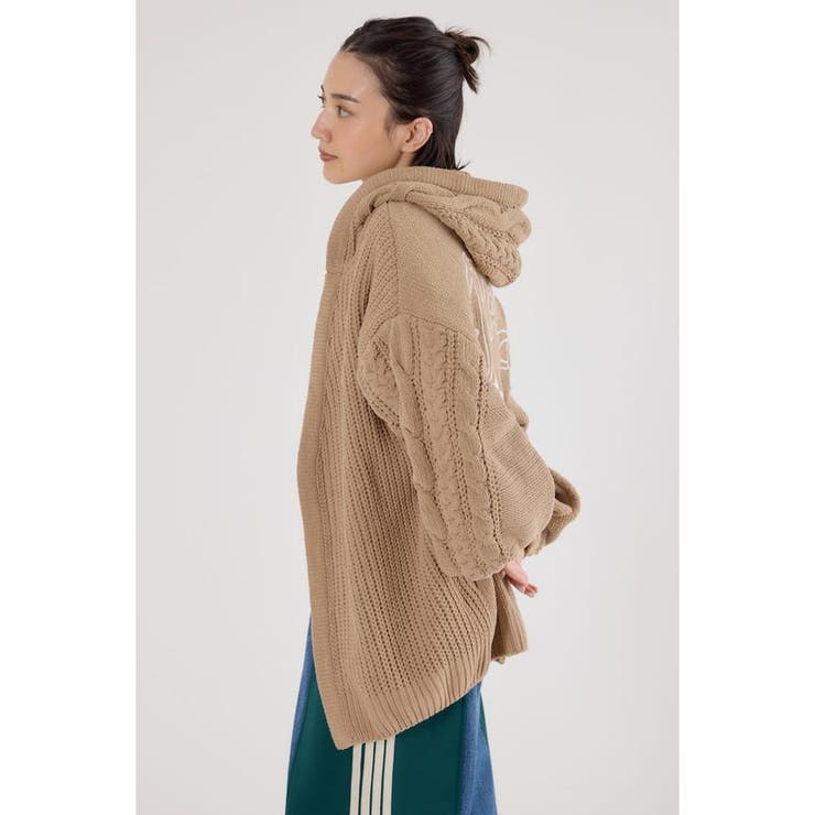 モールニットトッパーカーディガン | RODEO CROWNS WIDE BOWL | 詳細画像16 