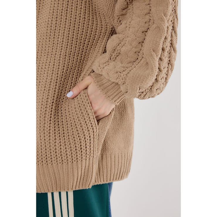 モールニットトッパーカーディガン | RODEO CROWNS WIDE BOWL | 詳細画像27 