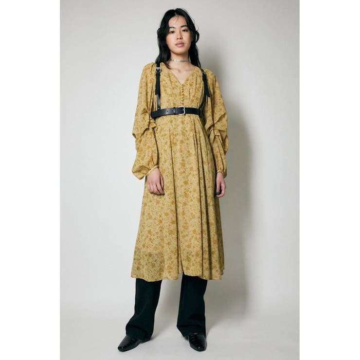 FLORAL VOLUME SLEEVE ドレス[品番：BJLW0022467]｜MOUSSY