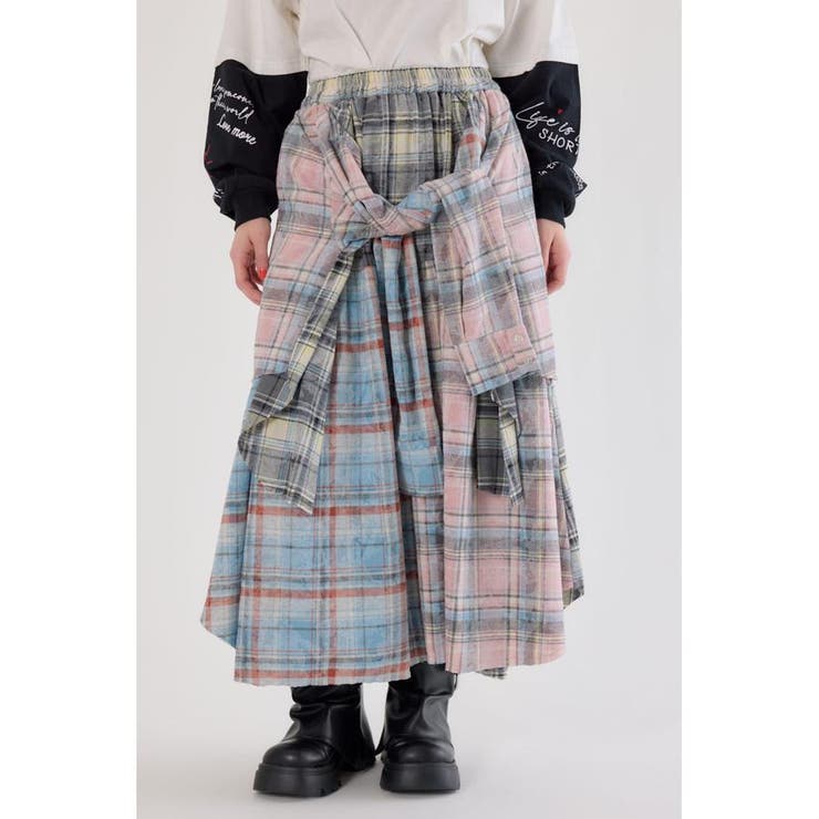 ヴィンテージチェックシャツスカート | RODEO CROWNS WIDE BOWL | 詳細画像19 