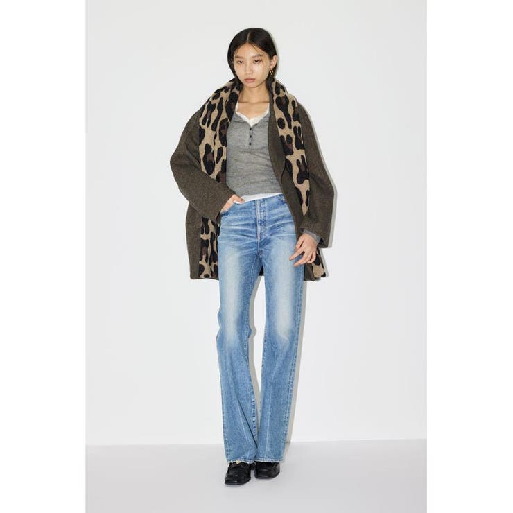 SHEER HENRY NECK ニットトップス | MOUSSY OUTLET | 詳細画像31 