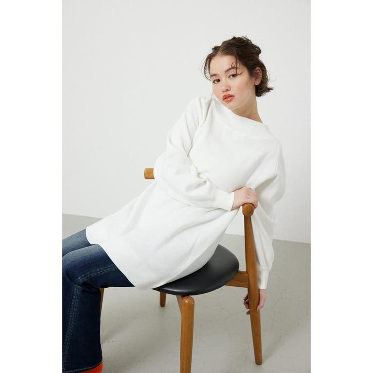 スウェットライクオフショルニットワンピース | RODEO CROWNS WIDE BOWL | 詳細画像1 