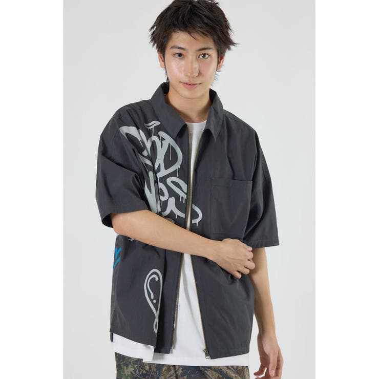 グラフィティーZIPシャツ | RODEO CROWNS WIDE BOWL | 詳細画像2 