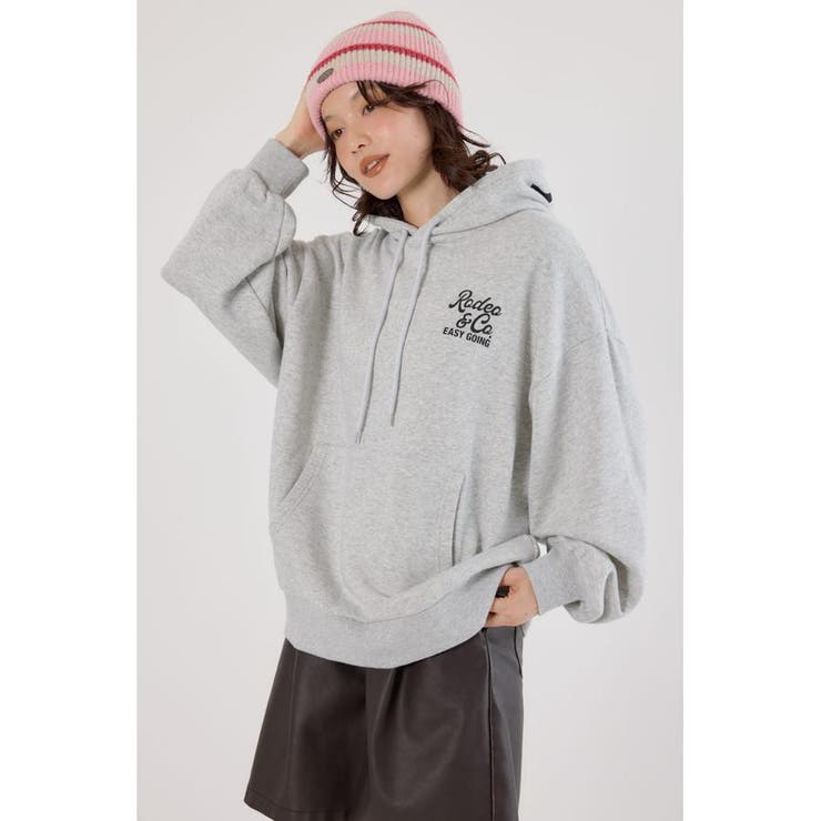 L/T.GRY1 | バックエンボススクリプトロゴパーカー | RODEO CROWNS WIDE BOWL