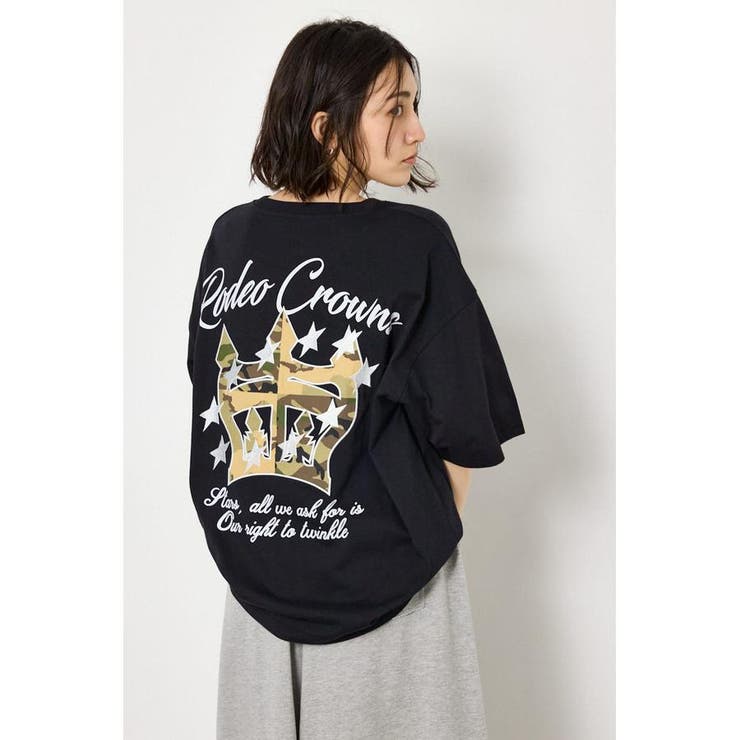 アップリケクラウンロゴTシャツ | RODEO CROWNS WIDE BOWL | 詳細画像7 