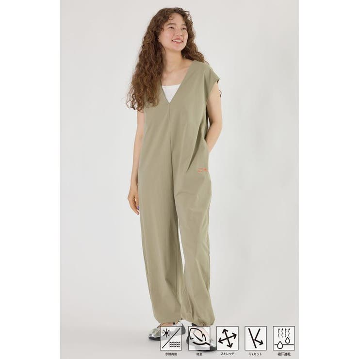 L/KHA1 | (OP)ラッシュガード サロペット | RODEO CROWNS WIDE BOWL