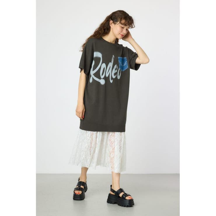 スプレーロゴニットワンピース | RODEO CROWNS WIDE BOWL | 詳細画像31 