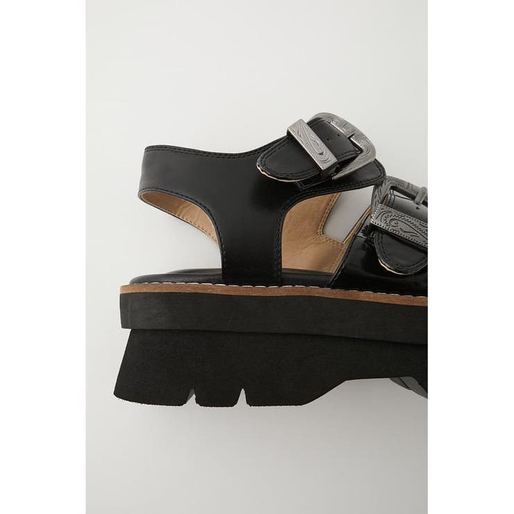 【MOUSSY】DOUBLE BUCKLEサンダル DOUBLE BUCKLE サンダル[品番：BJLW0020177]｜MOUSSY OUTLET（マウジー
