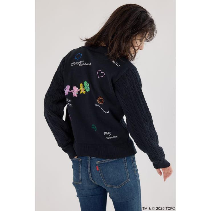 (Care Bears) モチーフジップカーディガン | RODEO CROWNS WIDE BOWL | 詳細画像12 