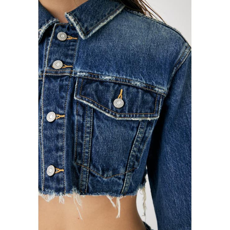 RAW EDGE SHORT DENIM ジャケット | MOUSSY OUTLET | 詳細画像9 