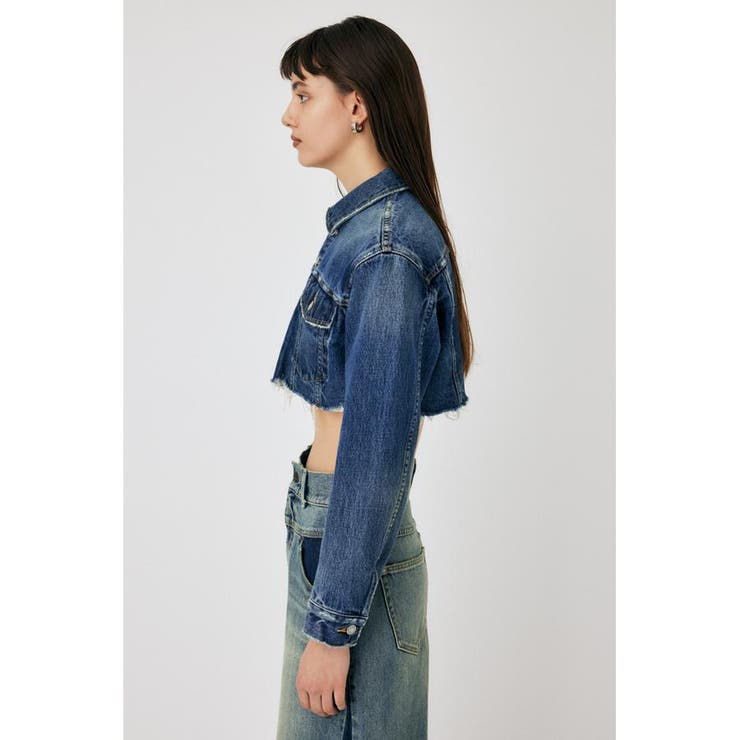 RAW EDGE SHORT DENIM ジャケット | MOUSSY OUTLET | 詳細画像6 