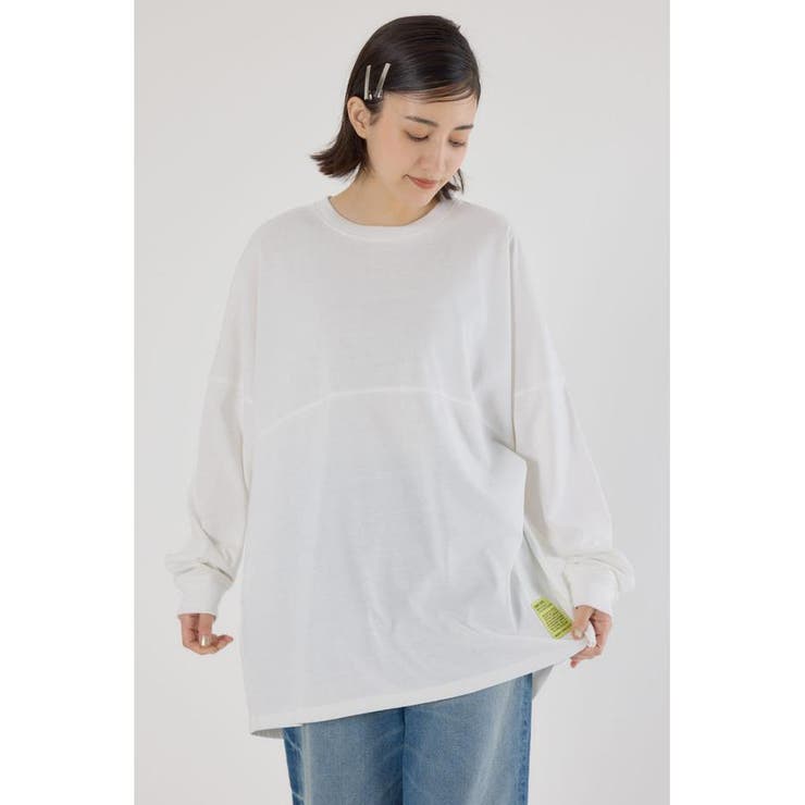 O/WHT1 | SHARE ビッグフットボール L/S Tシャツ | RODEO CROWNS WIDE BOWL